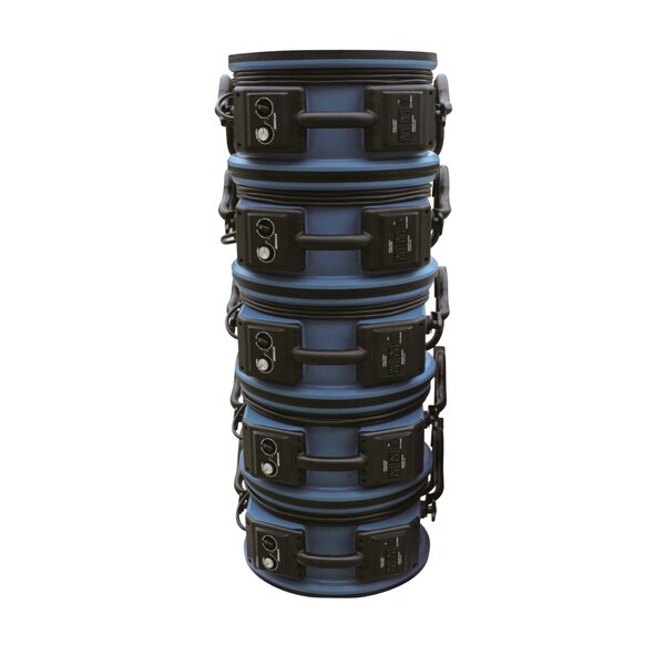 Axial Fan, 1/3HP, Timer, Power Outlets, 115, 3600 cfm, 9.8 W.