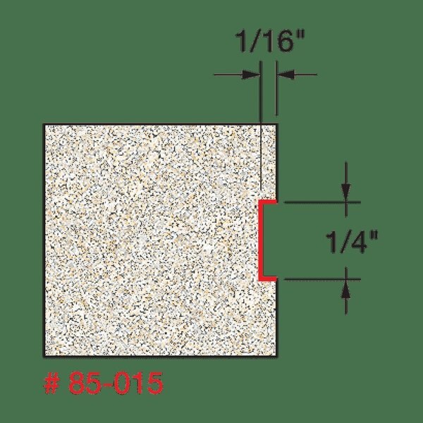 Depth Inlay Bit, 1/16