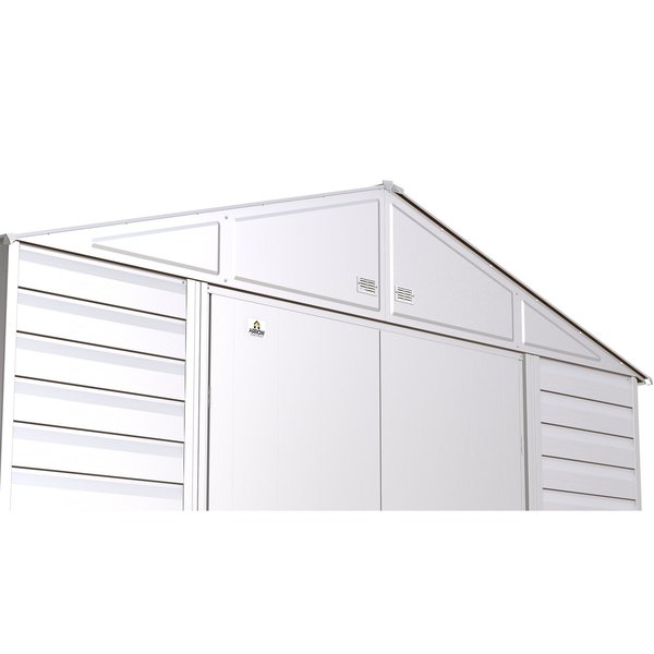 10x8 Select Steel Storage Shed, Flute Grey
