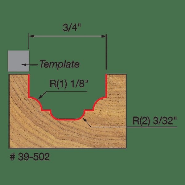 Top Bearing Classical Cove and Bead Grv