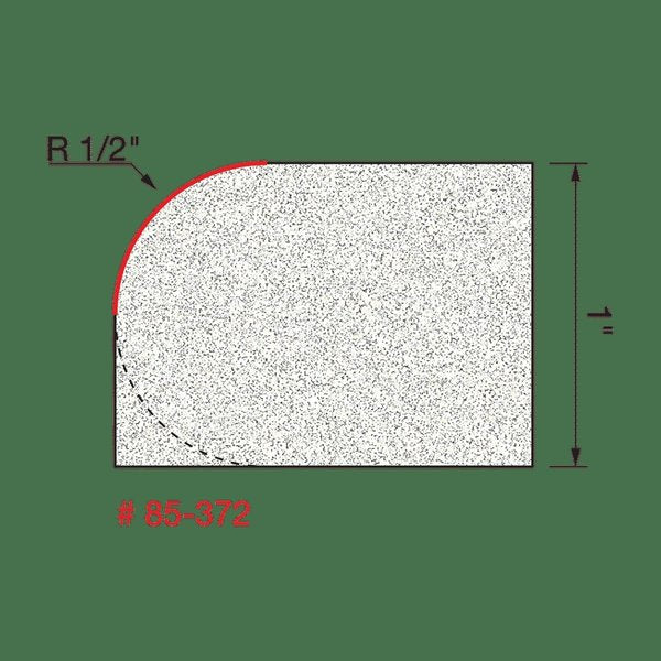 Radius Rounding Over Bit, 1/2