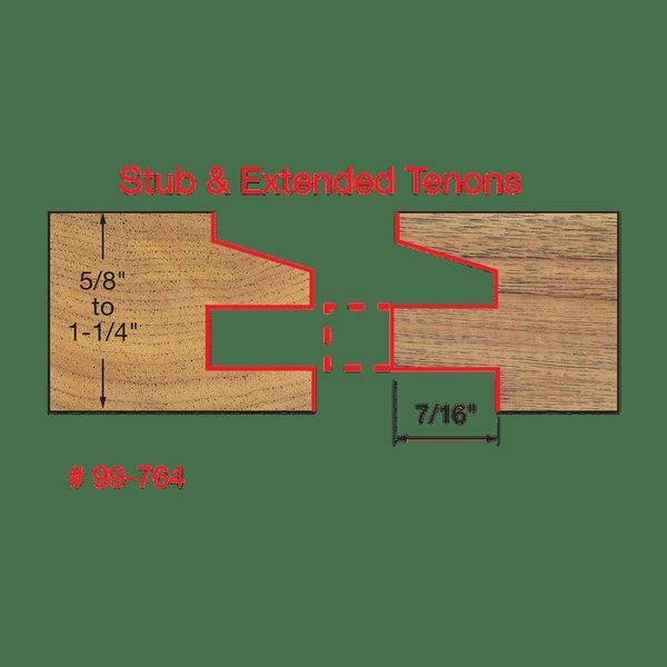 Premier Adjustable Rail and Stile Bit-Be