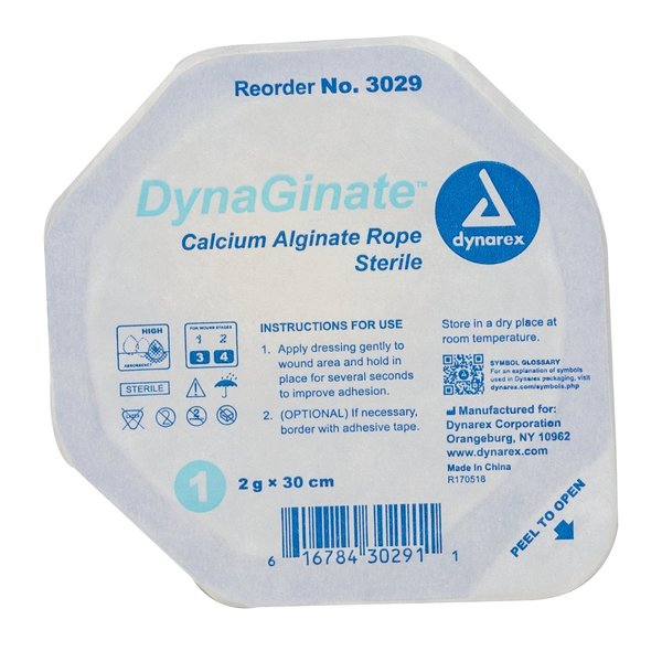 DynaGinate Calcium Alginate Dressi, PK60