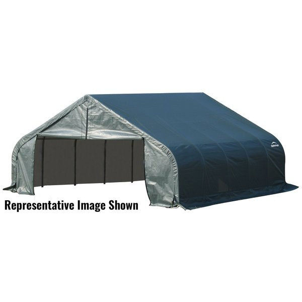 ShelterCoat 13 x 24 ft. Garage Round Green STD