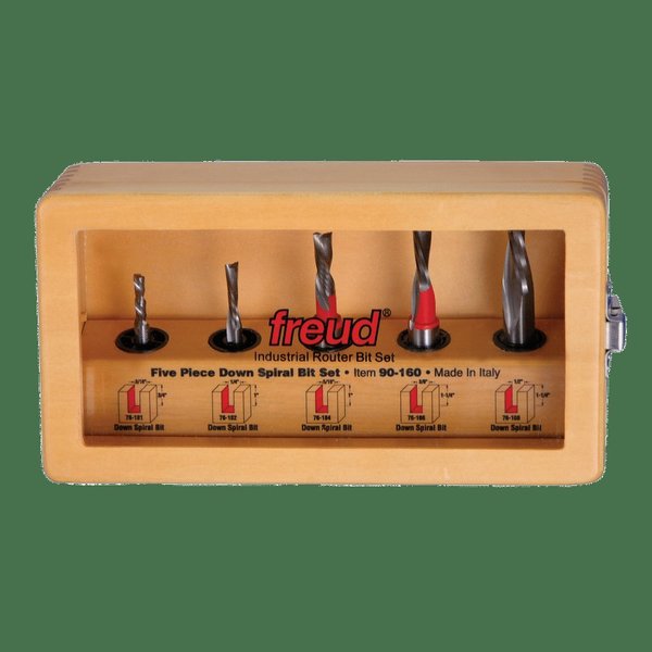 Piece Down Spiral Bit Set, 5
