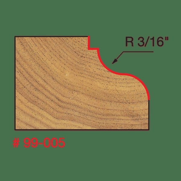 Classical Roman Ogee Bit (Quadra-Cut), 1