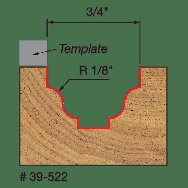 Radius Top Bearing Fillet Ogee Groove Bi