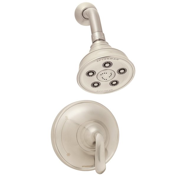 Caspian Brushed Nickel Shower Combo