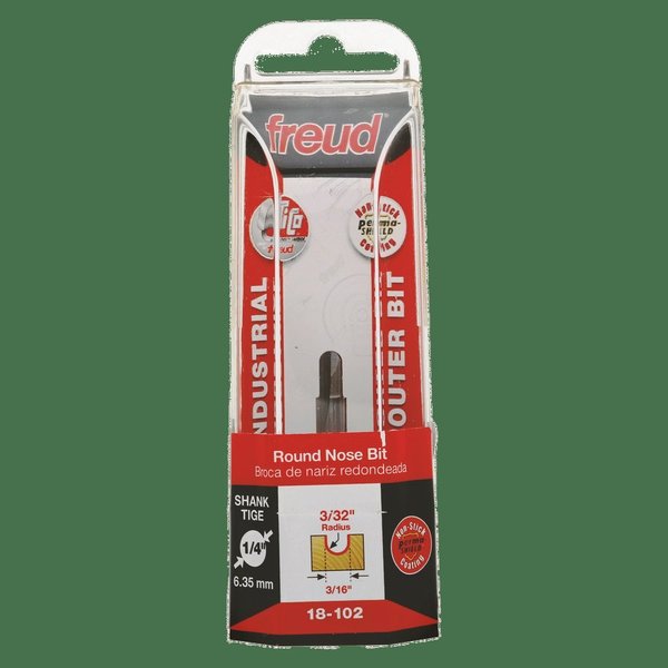Radius Round Nose Bit, 3/32
