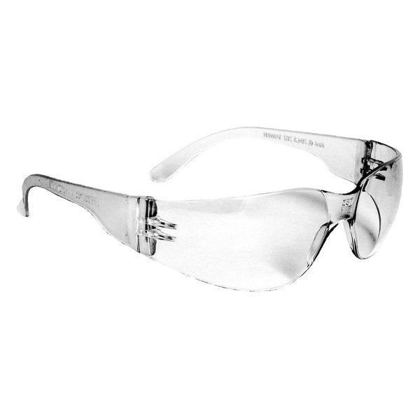 Safety Glasses, Wraparound Clear Anti-Fog, Scratch-Resistant