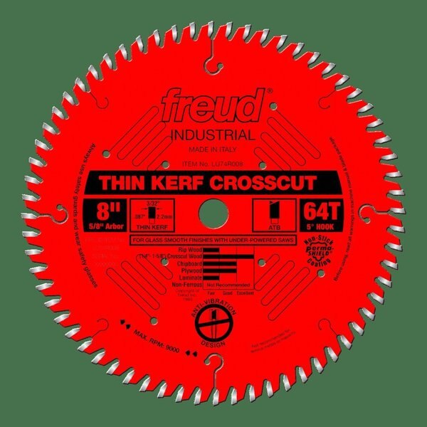 Thin Kerf Ultimate Cut-Off Blade, 8