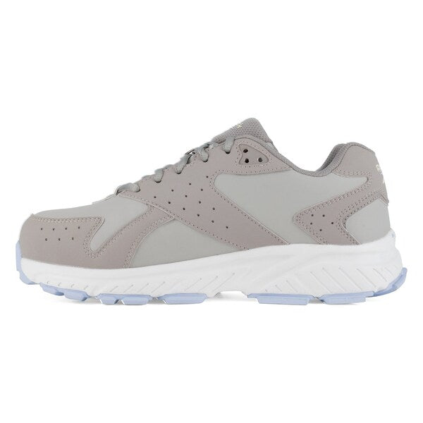 Size 9 1/2 Women's Athletic Shoe Composite Safety Footwear, Gray/Powder Blue