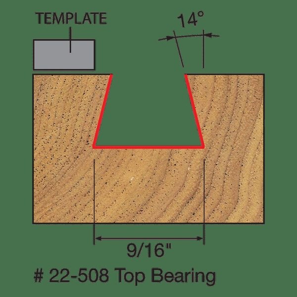 Dovetail Bit, 9/16