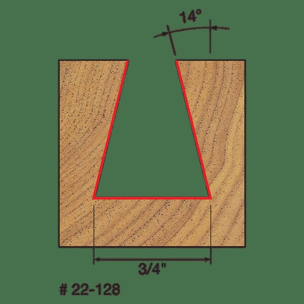 Dovetail Bit, 3/4