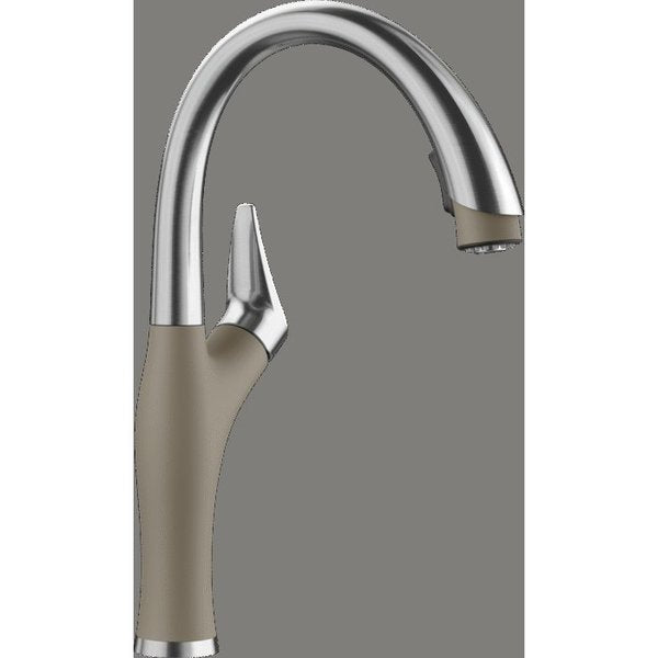 Artona Pull Down 1.5 GPM Truffle/Stainless Dual Finish