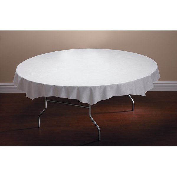 Tablecover, White, Octy-Round, 82