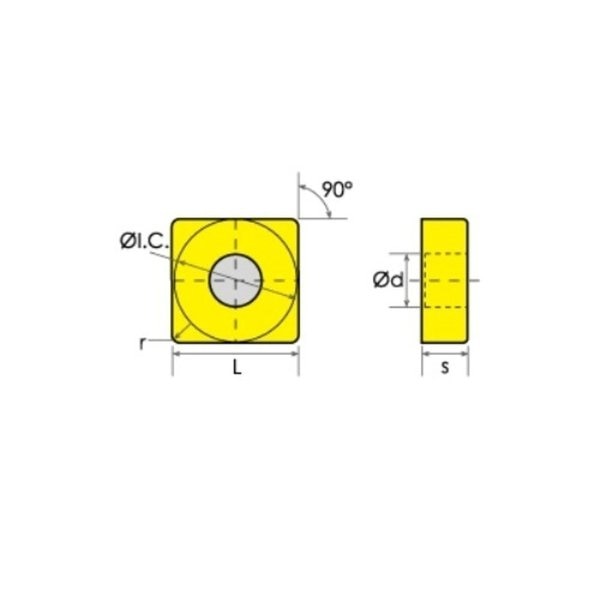 SNMA-433 Coated Carbide Insert