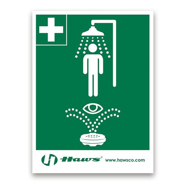 Large Shower/Eyewash Sign