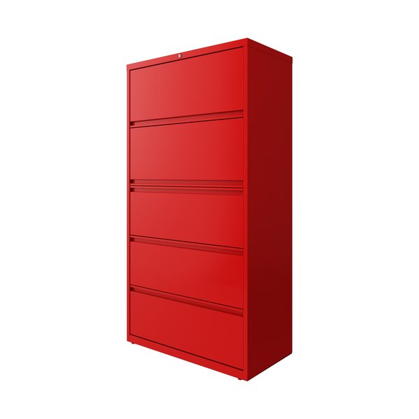 36 in W Commercial Lateral, Lava Red