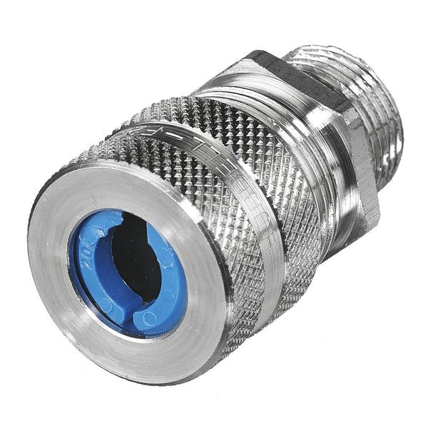 Kellems Wire Management, Metric Aluminum Cord Connectors, Straight Female, .31-.38