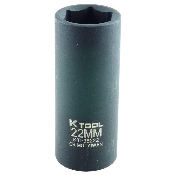 Socket 1/2 Dr, Impact Dp 22mm