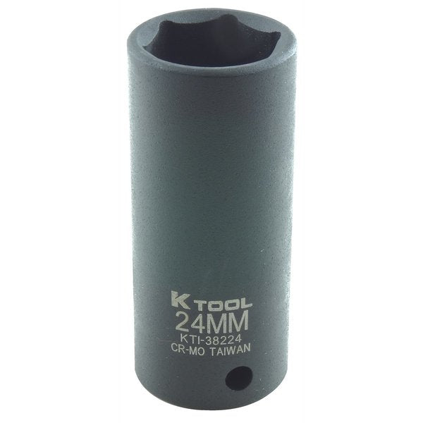 Deep 6Pt, Impact Socket, 1/2