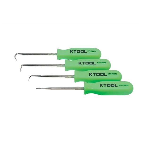 Mini Pick Set, Neon Green, 4 pcs.