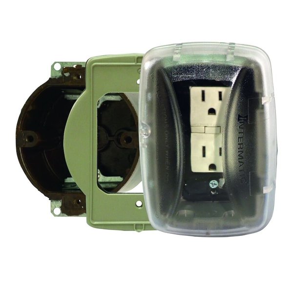 Plastic In-Use Weatherproof Cover/1-Gang