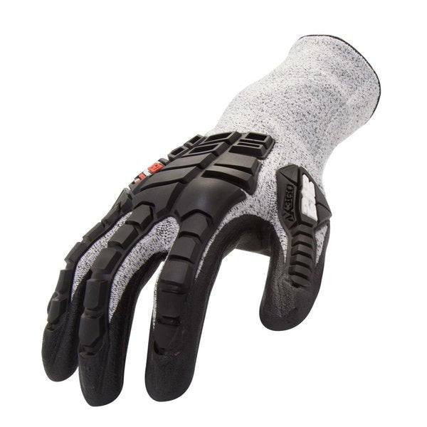 Cut Resistant Impact Coated Gloves, 3 Cut Level, Foam Nitrile, S, 1 PR
