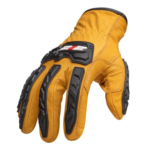 Cut Resistant Impact Driver Gloves, 5 Cut Level, Uncoated, 2XL, 1 PR
