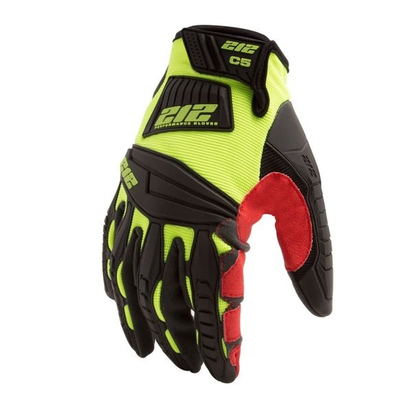Hi-Vis Cut Resistant Impact Coated Gloves, A4 Cut Level, Namar, 3XL, 1 PR