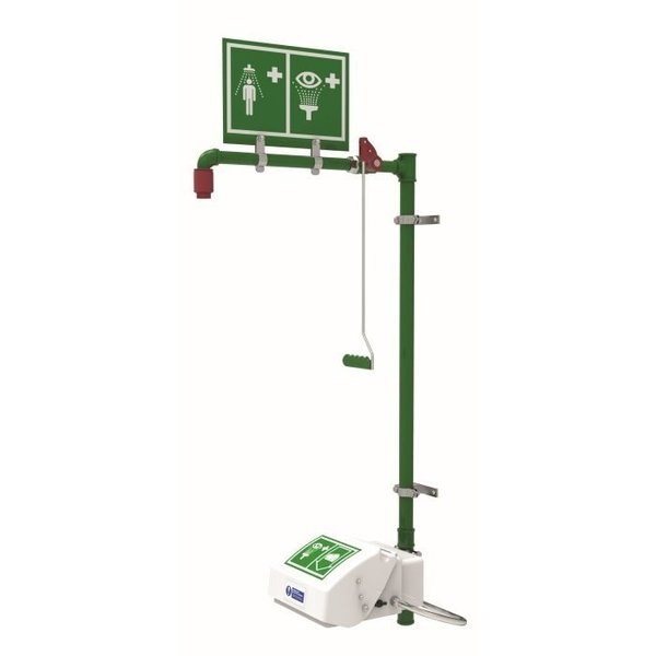 Combo Shower, Wall Mount, Closed Bowl
