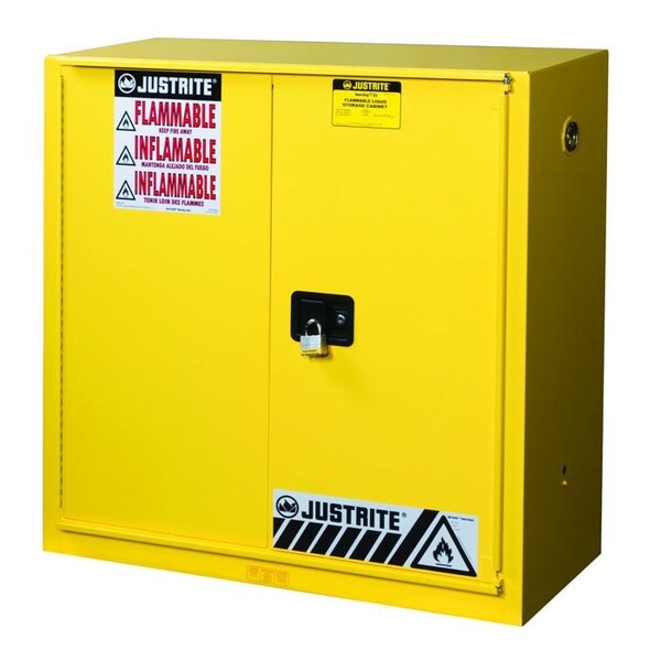 SURE-GRIPÂ® EX COMBUSTIBLES SAFETY CABINET FOR PAINT/INK, CAP. 40 GAL.,