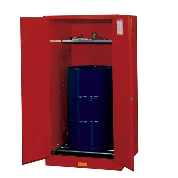 SURE-GRIPÂ® EX VERTICAL DRUM SAFETY CABINET AND DRUM ROLLERS, CAP. 55 G