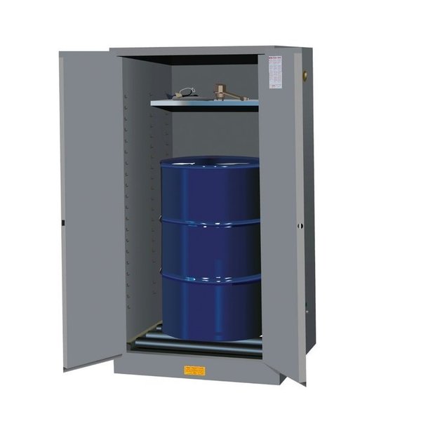 Flammable Cabinet, 55 gal., Gray