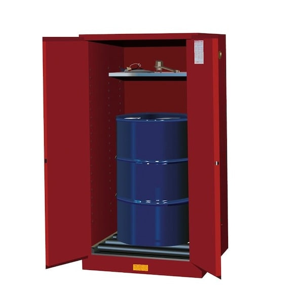 SURE-GRIPÂ® EX VERTICAL DRUM SAFETY CABINET AND DRUM ROLLERS, CAP. 55 G