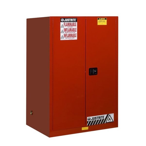 SURE-GRIPÂ® EX FLAMMABLE SAFETY CABINET, CAP. 90 GALLONS, 2 SHELVES, 2
