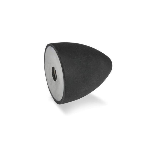 GN353-35-40-M8-E-55 Rubber Bumper Cone Tapped