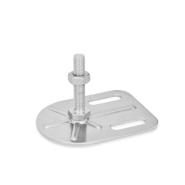JW Winco GN43-80-1/2X13-100-G0-SK Leveling Feet