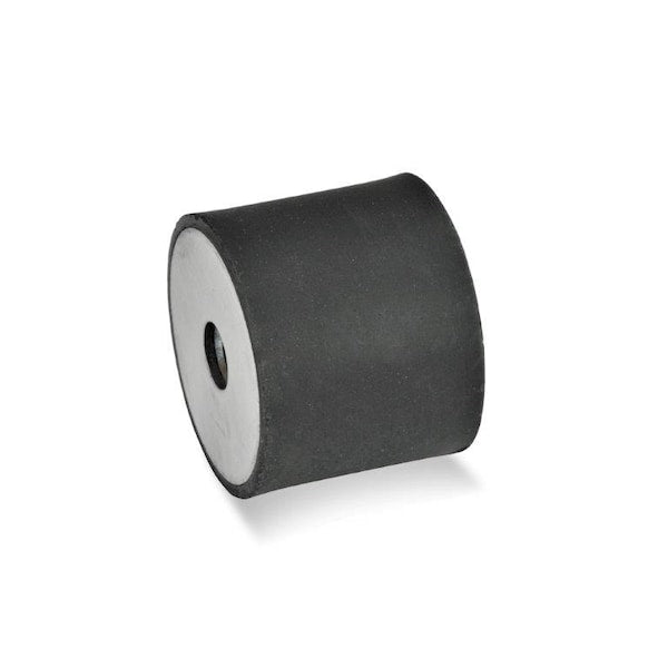 GN451-30-30-M8-EE-55 Rubber Bumper Stainless, Internal Threads