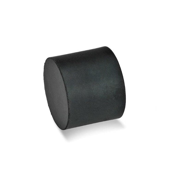 GN452-25-15-M6-E-55 Rubber Bumper Stainless, Tapped
