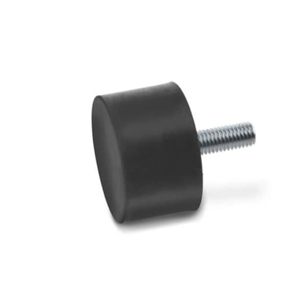 GN352-25-30-M6-S-55 Rubber Bumper Threaded Stud