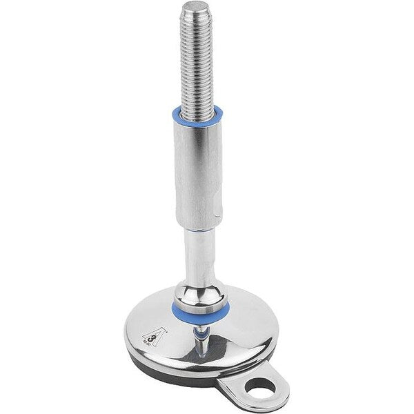 Levelling Foot For Hyg. Area, Form:B M16X79, D=100, Stainless Steel