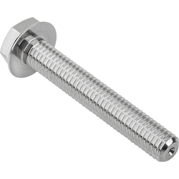 M5 Hex Head Cap Screw, Polished 316 Stainless Steel, 12 mm L