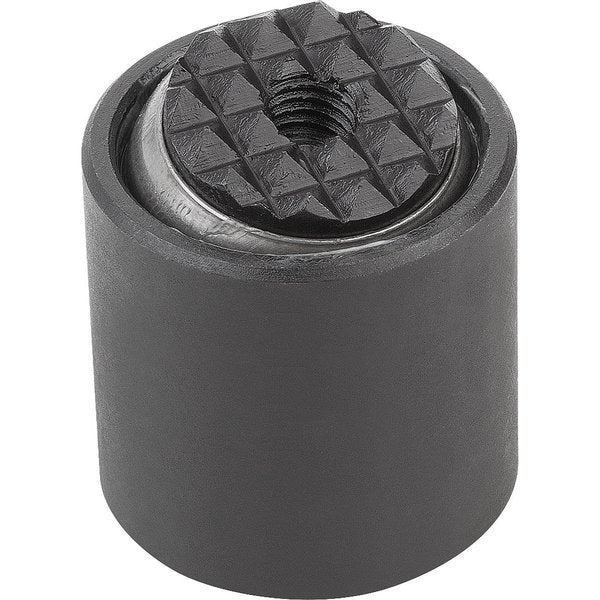Self-Aligning Pads With O-Ring D1=36, Form:F Carbon Steel, Interchangable Insert, Comp:Carbon Steel