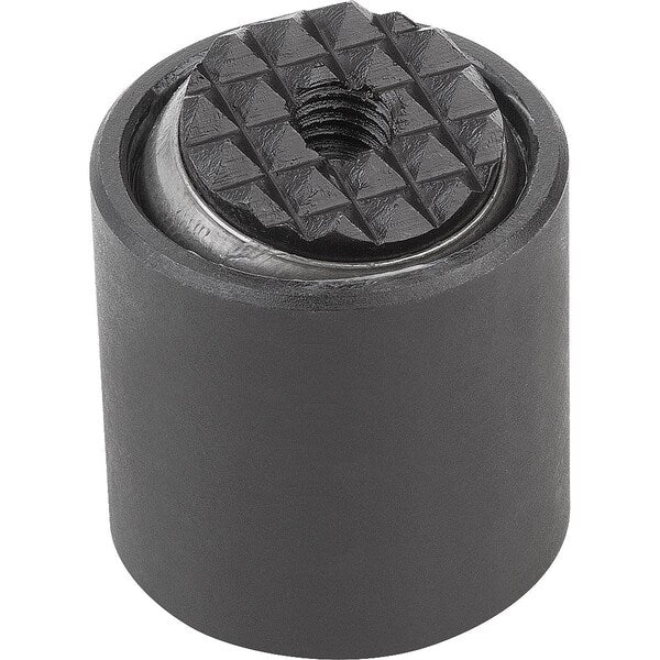 Self-Aligning Pads With O-Ring D1=17, Form:F Carbon Steel, Interchangable Insert, Comp:Carbon Steel