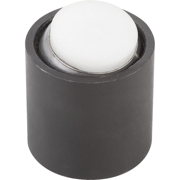 Self-Aligning Pads With O-Ring D1=24, Form:K Carbon Steel, Interchangable Insert, Comp:Polyacetal