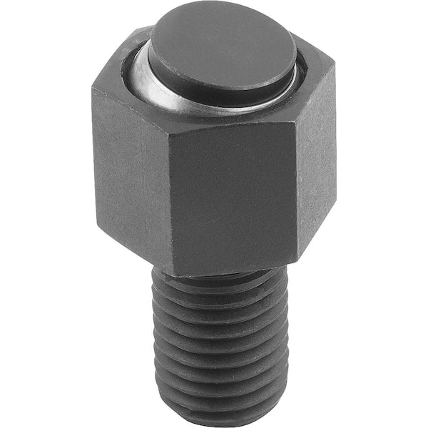 Self-Aligning Pads With O-Ring, Form:C Carbon Steel, Interchangable Insert, Comp:Tool Steel, Sw=24
