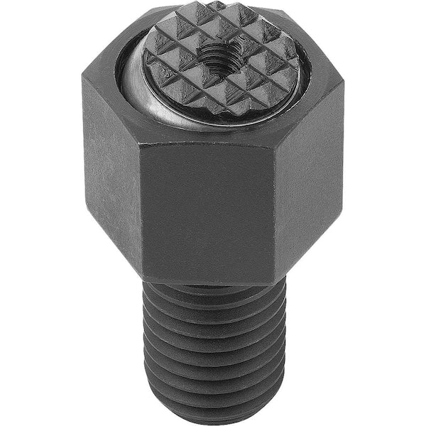 Self-Aligning Pads With O-Ring, Form:F Carbon Steel, Interchangable Insert, Comp:Tool Steel, Sw=17
