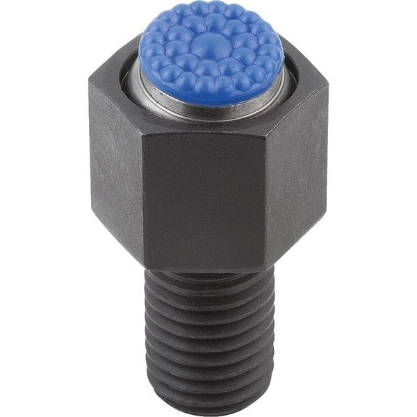 Self-Aligning Pads With O-Ring, Form:P Carbon Steel, Interchangable Insert, Comp:Polyurethane, Sw=17